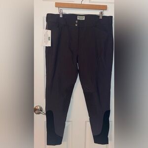 DOVER Saddlery Charcoal Gray Equestrian Riding Pants NWT